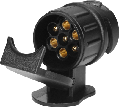 Adapter prize rimorkio Orno 4563, 13 n’7 pin, 12/24V, plastik