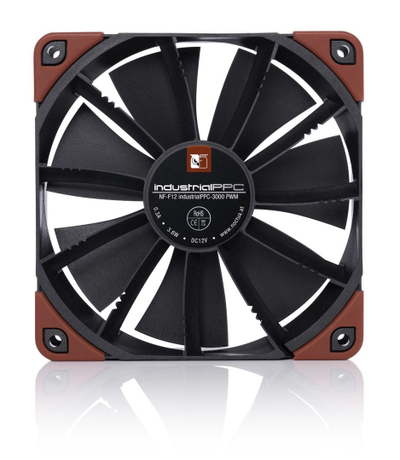 Ftohës Noctua NF-F12 industrialPPC-3000 PWM, 12 cm, i zi / i bronztë