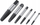 Set nxjerrës vidashe DEDRA 06A200, 6 copë, çelik CrMo