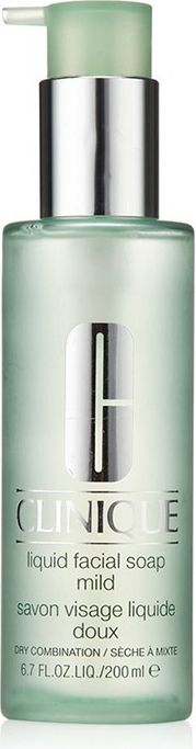 Пенлив чистач за лице Clinique Liquid Facial Soap Mild, за мешана кожа, 200ml