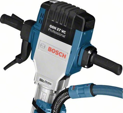Set nxjerrës pluhuri Bosch GDE HEX, për çekiçë demolimi, plastik, blu e zi
