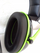 Заштита за уши UVEX K1, SNR 28 dB, црна со зелена