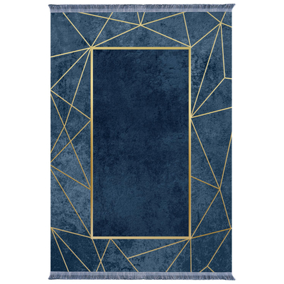 Tepih ndenjeje JOSIANE 180×280 cm (HM7723.28), kaltër/ ari