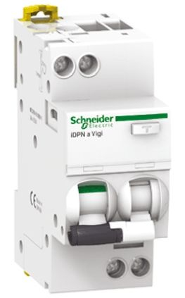 Ndërprës diferencial RCBO Schneider Electric Acti 9 iDPN A9D32625, 1P 25A, 30mA, i bardhë