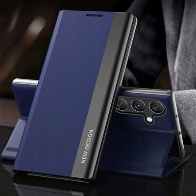 Këllëf Sleep Case Pro për Samsung Galaxy S24 FE, mbrojtës, blu