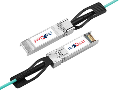 Kabllo optike aktive ProXtend SFP+, 1m, 10Gb/s, jeshile