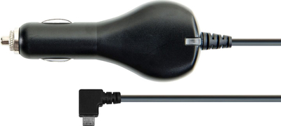 Përshtatës çakmaku Transcend për dashcam, micro USB, me kabllo të gjatë, i zi