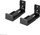 Mbajtëse muri për altoparlantë Neomounts AWL29-550BL1, kapacitet 15 kg, set 2 copë, të zeza