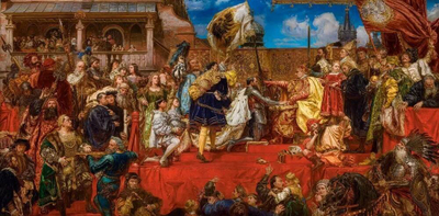 Puzzle Castorland Art Collection The Prussian Homage Jan Matejko, 4000 pjesë, shumëngjyrësh