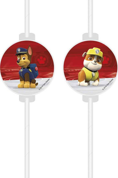 Pipa letre Procos Paw Patrol, set me 4 copë, 22 cm, me ngjyra