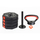 Kettlebell Eb Fit Composite, 10 kg, peshë e rregullueshme, e zezë me të kuqe