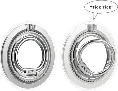 Магнетен прстен-држач за телефон Sodi BM-350, MagSafe, бел