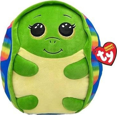 Lodër pelushi TY Squishy Beanies Shruggie breshka, 14", jeshile