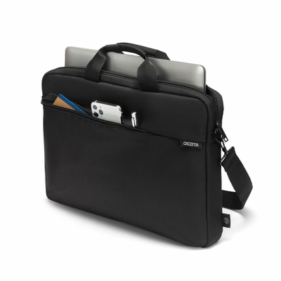Çantë laptopi Dicota D32092-RPET, 16", me shirit shpatulle, e zezë