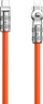 Kabllo Dudao Lightning - USB-C, 1m, portokalli