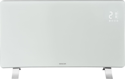 Ngrohës konvektor smart Sencor, 2400W, me ekran LCD, i bardhë