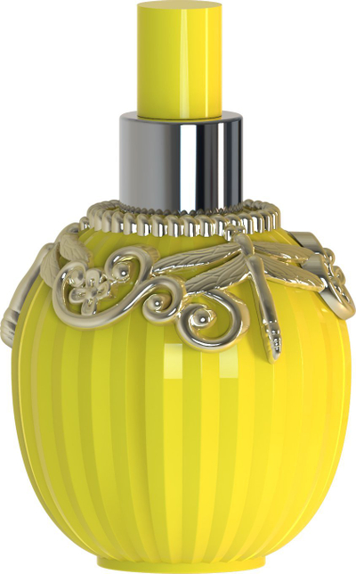 Lodër gocë Perfumies Doll Chloe Love, me shishe parfum, e verdhë