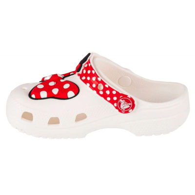 Shapka Crocs Classic Disney Minnie Mouse Clog Jr 208710-119, për fëmijë, të bardha