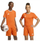 Fanellë futbolli Adidas Entrada 26 Unisex Kids, për fëmijë, madhësia XL, portokalli me të bardhë