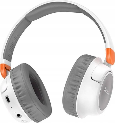 Kufje Hoco Adventure W43, pa tela, me Bluetooth, të bardha