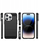 Këllëf i blinduar për telefon iPhone 14 Pro Max, TPU, fibrë karboni, i zi