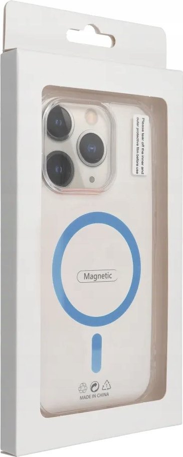 Mbrojtëse telefoni Case Drop Glue, MagSafe, për iPhone 16 Pro Max, e kaltër
