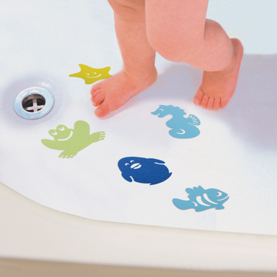 Антиризгачки налепници за када Dreambaby, 10 парчиња, шарени
