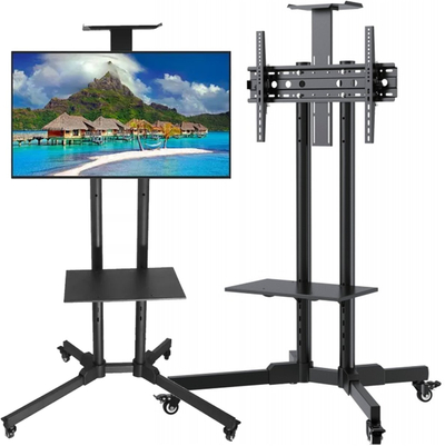 Мобилен сталак за телевизор DNA TV STAND, 32-70", 50 kg, црн