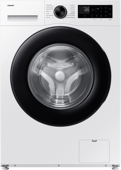 Lavatriçe Samsung, 9kg, ngarkim frontal, A-10% efikasitet energjie, e bardhë