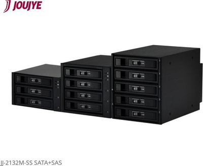 Kornizë e brendshme Jou Jye Backplane 4 HDD, SATA II, për disqe 3.5", e zezë