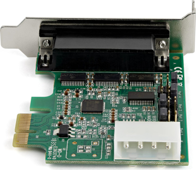 Kartë seriale PCIe StarTech PEX4S952LP, 4 porta DB9, low profile, e zezë