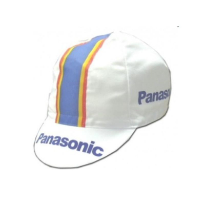 Kapelë çiklizmi Panasonic APIS Profi, një masë, me shirit elastik, e bardhë