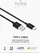 Kabllo karikimi Puro Type C në USB A, 1m, e zezë