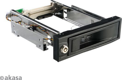 Përshtatës portativ Akasa Lokstor M52, 3.5" SATA HDD deri në 5.25", e zezë