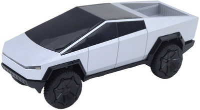 Makina me telekomandë Lean Toys Pickup Truck R C, LED, ngjyrë argjendi