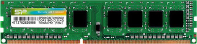 Memorie Silicon Power DDR3, 4 GB, 1600 MHz, CL11, SP004GBLTU160N02