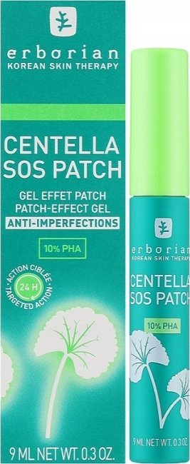 Xhel trajtues Erborian Centella SOS Patch, 9 ml, për akne