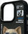 Mbulesë telefoni Nimmy Cool and Cute Dog 2.0 për iPhone 16 Pro 6.3", silikoni, e zezë
