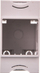 Mbajtëse modulare Legrand 412950, për panele elektrike, 2 module