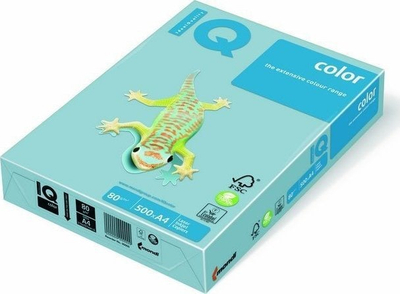 Letër me ngjyrë Mondi IQ Color OBL70, A4, 80g, 500 fletë, blu pastel