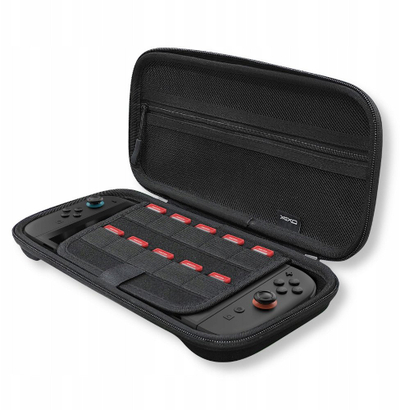 Etui mbrojtëse Yaxo 360 Closed Case për Nintendo Switch 2, e fortë, e lehtë, e zezë