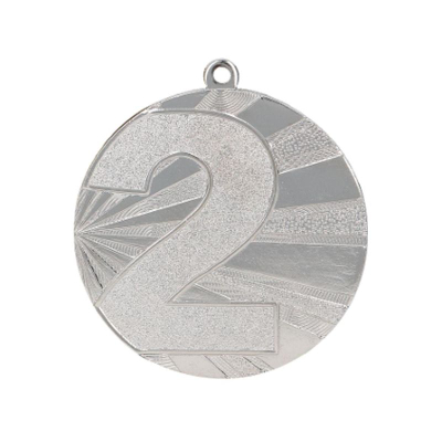 Medalje sportive Victoria Sport Steel Medal, çelik, 70mm, argjend