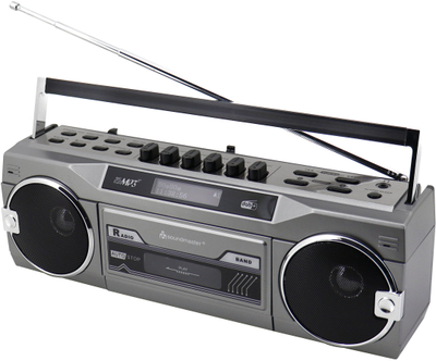 Radio kasetofon Soundmaster SRR80TI, DAB+, Bluetooth, metalik gri
