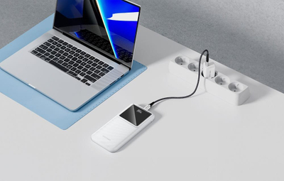 Powerbank Vention FHKW0, 10000mAh, 22.5W, i bardhë