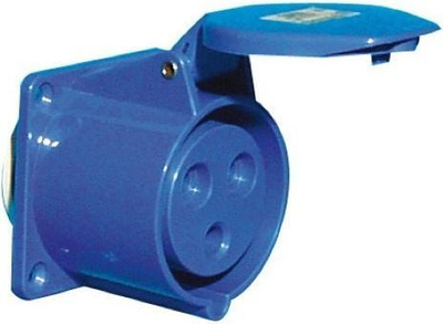 Prizë paneli PCE 323-6, 32A, IP44, blu