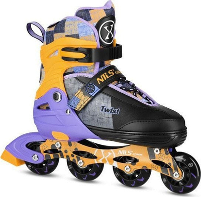 Ролерки inline Nils Extreme NA13810, големина M 35-38, тркала PU, сива