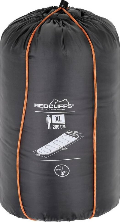 Çantë fjetje Redcliffs Mummy XXL, 230x80/50cm, gri