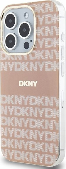 Заштитна кутија DKNY DKHMP14LHRHSEP за iPhone 14 Pro 6.1", тврда маска, MagSafe, розова