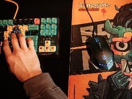 Подлога за глушец A4Tech Bloody SI45 Renegade, гејминг, црна