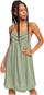 Fustan Roxy Rare Feeling ERJKD03386 -GLW0, i gjelbër
